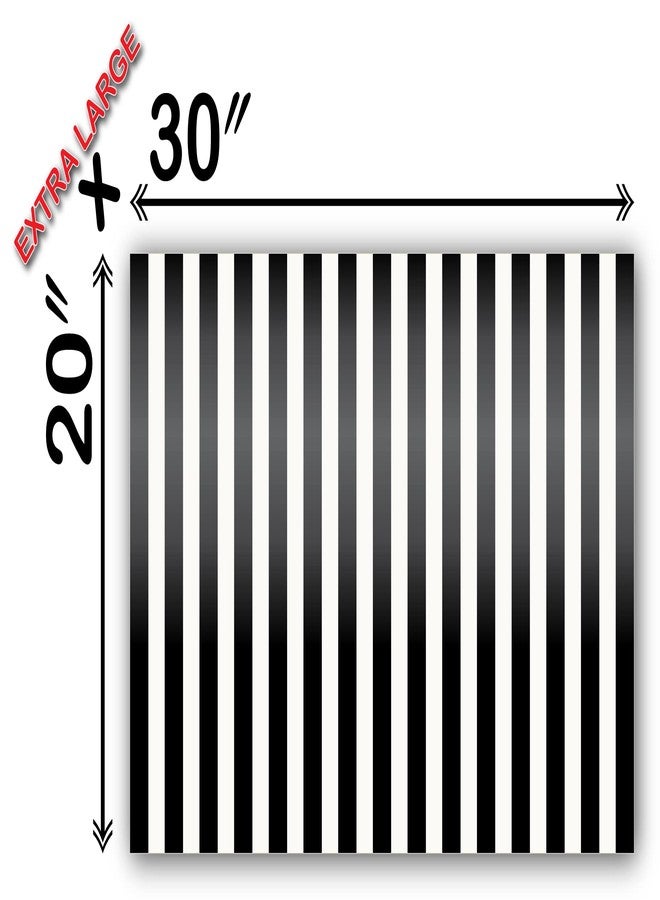 GiftWrap Etc. Premium Tissue Paper Black & White Stripes Tissue Paper 20 X 30-24 Sheet - Image 3